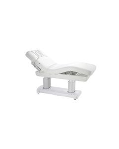 Massageliege mit MEMORY & HEIZUNG,4 Motor, TWISTER praxisweiß