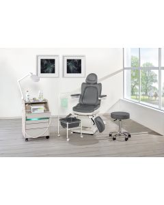 ARIDA Fußpflegekabine 3 Motoren, grau