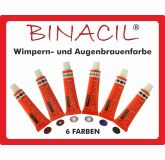 BINACIL Wimpernfarbe, Augenbrauenfarbe, verschiedene Farben 15g