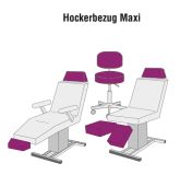 Hockerbezug Maxi VELOUR, 8 verschiedene Farben