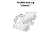 Armlehnenbezug Maxi 2 Stk, 16 verschiedene Farben