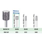 840 S / 055 Diamantschleifer, Side Grip mittlere Körnung