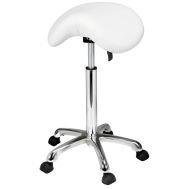 Rollhocker, Sattelsitz-Hocker Pony de luxe, praxisweiß