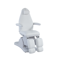 Fußpflegeliege Diego mit 3 Motoren, praxisweiß