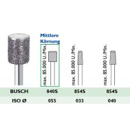 840 S / 055 Diamantschleifer, Side Grip mittlere Körnung