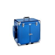 Fußpflegekoffer GRETA , blau-metallic