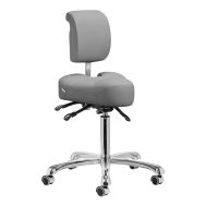 Rollhocker, Hocker Stine, grau