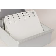 Register für Karteikasten A5, quer