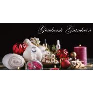 Weihnachts-Klappgutschein "rote Kerzen", 25 Stk