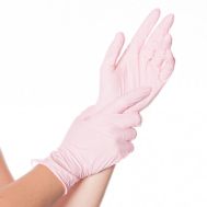 Handschuhe Nitril ROSA/PINK puderfrei 100 Stk.