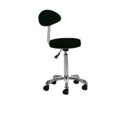 Rollhocker Joel de luxe, schwarz