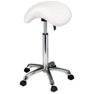 Rollhocker, Sattelsitz-Hocker Pony de luxe, praxisweiß