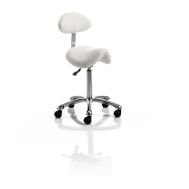 Sattel-Hocker Rosso, praxisweiß
