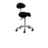 Sattel-Hocker Rosso, schwarz