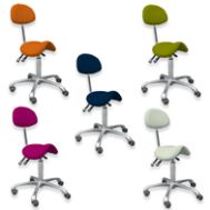 Sattelsitz-Hocker "Jenny", 24 Farben möglich