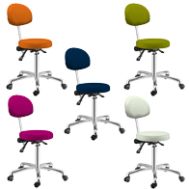 Rollhocker "Milo", 24 Farben möglich