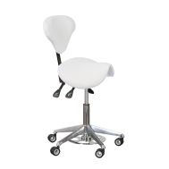 Pony Pro Plus Sattelsitz-Hocker, praxisweiß