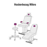 Hockerbezug Micro VELOUR, 8 verschiedene Farben
