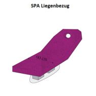 SPA-Liegenbezug mit Nasenloch VELOUR, 8 verschiedene Farben