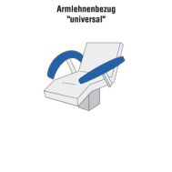 Armlehnenbezug Maxi 2 Stk, Velour 8 verschiedene Farben
