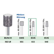 854 S 033 Diamantschleifer, Side Grip mittlere Körnung