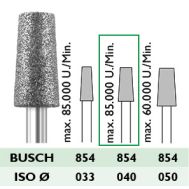 854 / 040 Diamantschleifer, mittlere Körnung