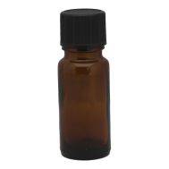 Glasflasche, Apothekerflasche, Braunglas mit Tropfverschluss 10 ml,  leer