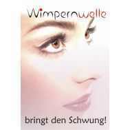 Wimpernlifting bringt den Schwung Poster A2 Wimpernwelle