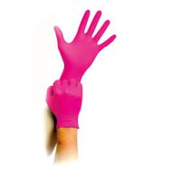 Handschuhe Nitril MAGENTA puderfrei 100 Stk.