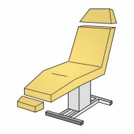Liegenbezug 3tgl., universal, verschiedene Farben
