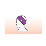 Stirnband Maxi VELOUR 5 Stk, 8 verschiedene Farben