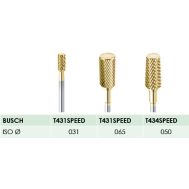 KT 431 SPEED Hartmetallfräser für Gel - BUSCH, verschiedene Größen