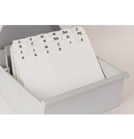 Register für Karteikasten A5, quer