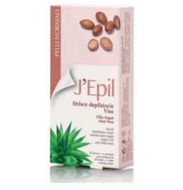 Enthaarungsstreifen Gesicht  ALOE VERA / ARGANÖL  20  Stk.