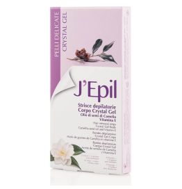 Enthaarungsstreifen Körper VITAMIN E / CRYSTAL GEL  20  Stk.