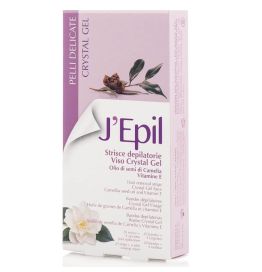 Enthaarungsstreifen Gesicht VITAMIN E / CRYSTAL GEL  20  Stk.