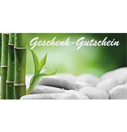 Gutschein, Gutscheine, "Bambus", 25 Stk