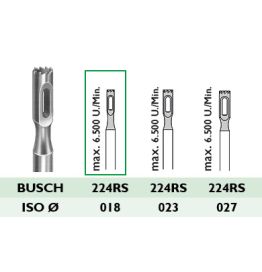 224 RS 018 Hohlfräser für Hühneraugen, rostsicher