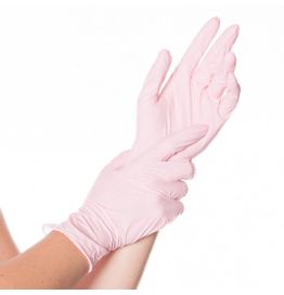 Handschuhe Nitril ROSA/PINK puderfrei 100 Stk.