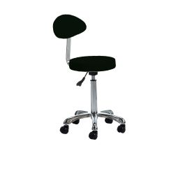 Rollhocker Joel de luxe, schwarz