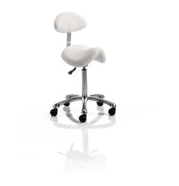 Sattel-Hocker Rosso, praxisweiß