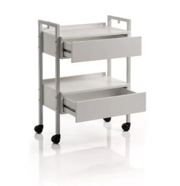 DUO DE LUXE  Gerätewagen/2 Schubladen/Lupenhalterung