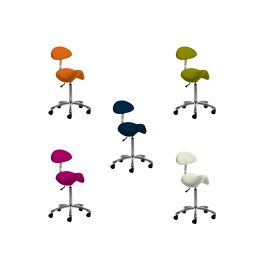 Sattelsitz-Hocker "Rosso", 24 Farben möglich