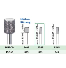 854 S 033 Diamantschleifer, Side Grip mittlere Körnung