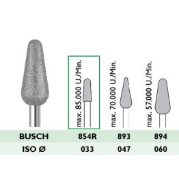 854 / 033 Diamantschleifer, mittlere Körnung