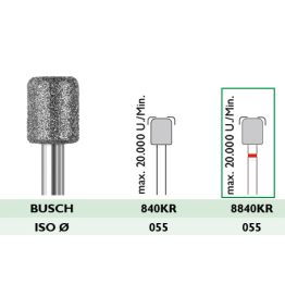 8840 KR 055 Diamantschleifer, KR-Version feine Körnung