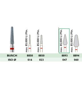 8893 / 047 Diamantschleifer, feine Körnung