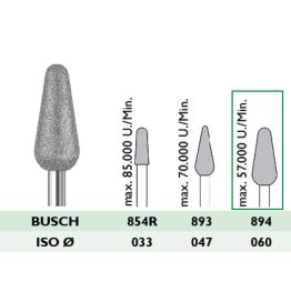 894 / 060 Diamantschleifer, mittlere Körnung