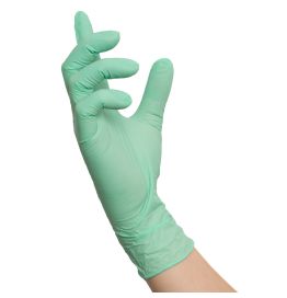 Handschuhe Nitril GRÜN puderfrei 100 Stk, verschiedene Größen