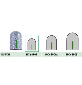 HC 6880 HYBRID CAP, grobe Körnung-BUSCH, verschiedene Größen